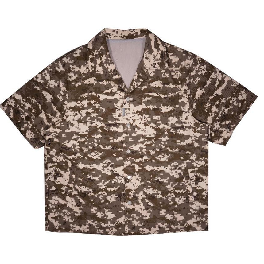 EBB - Signature Cotton Drill Button Up - Brown Camo