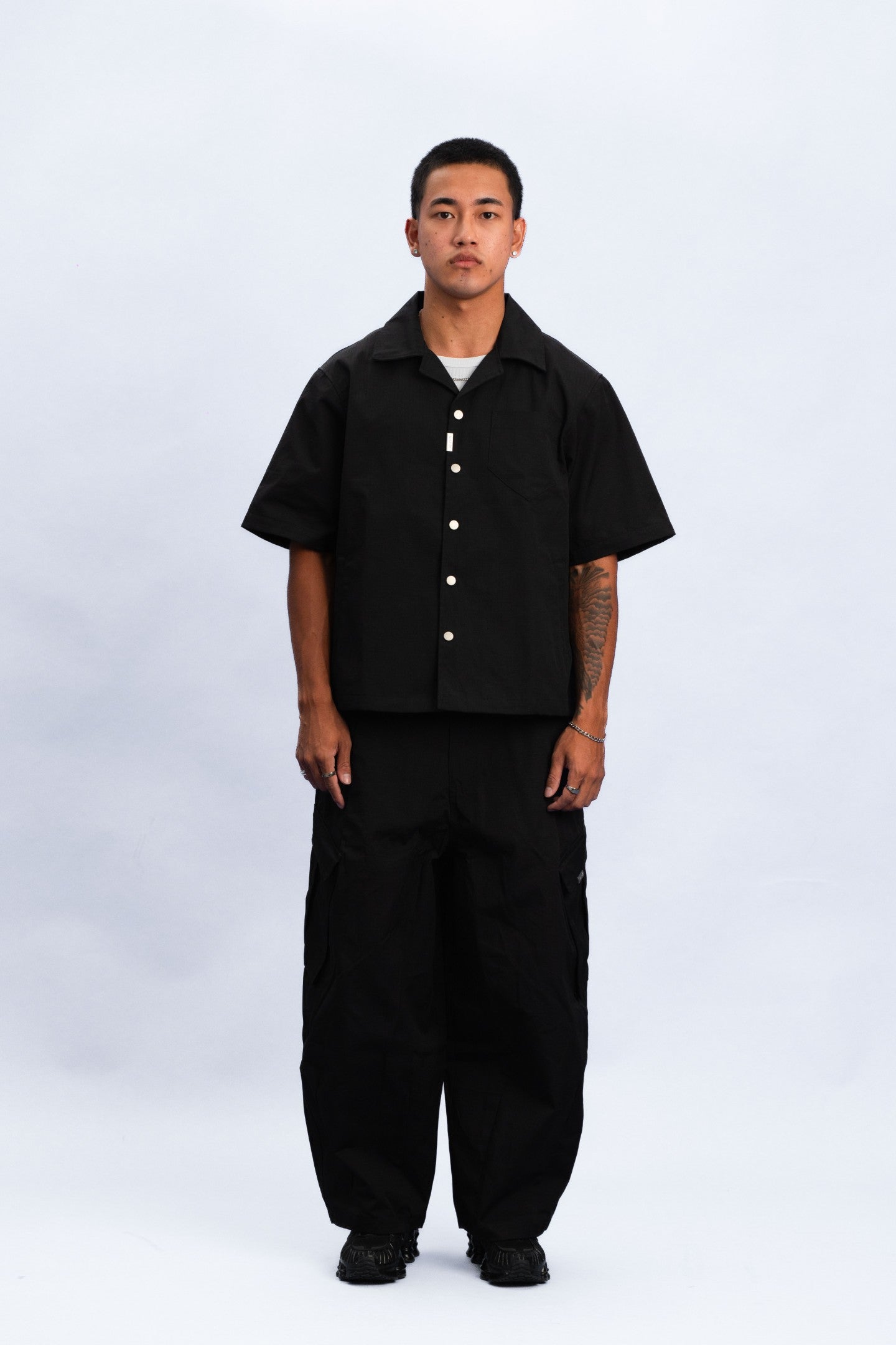EBB Balloon Cargo & Utility Button Up - Black Bundle