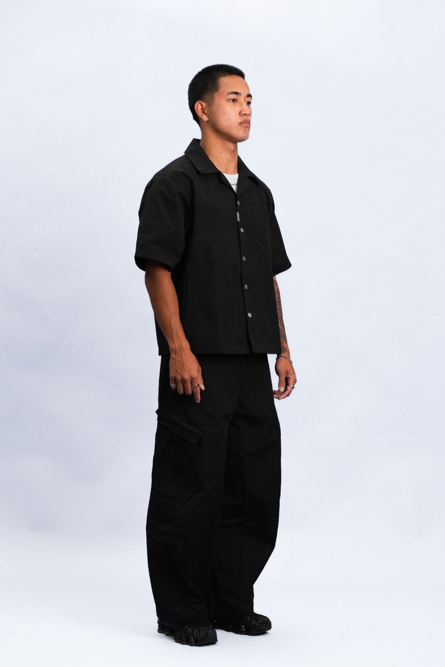 EBB - Utility Button Up - Black