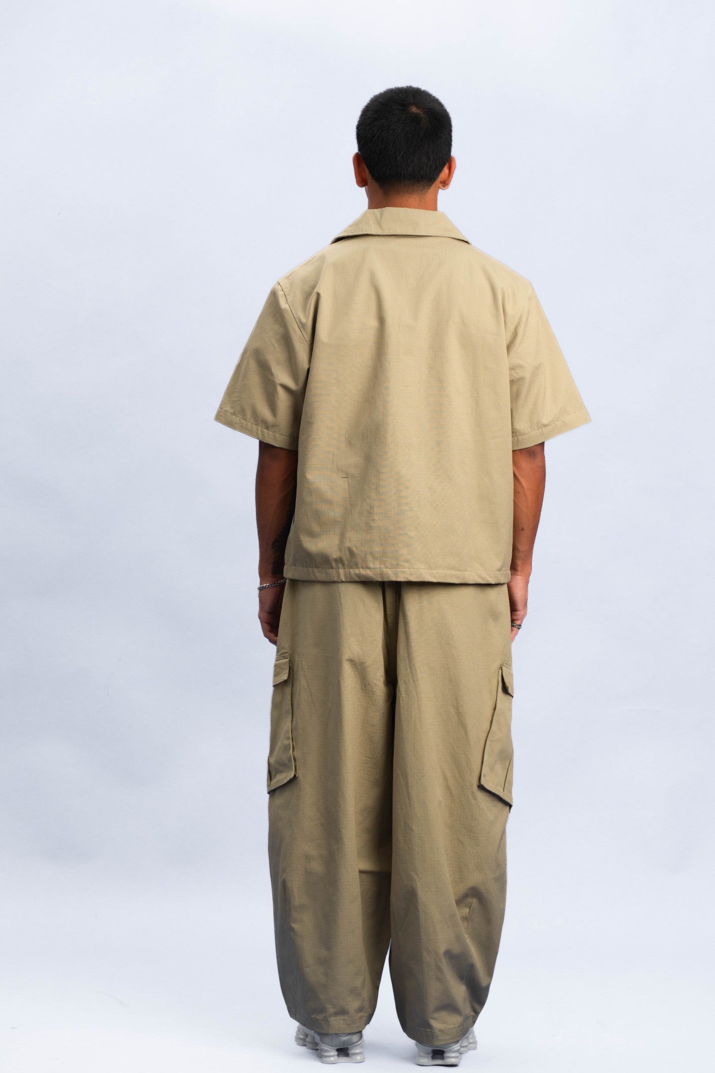 EBB - Utility Button Up - Khaki