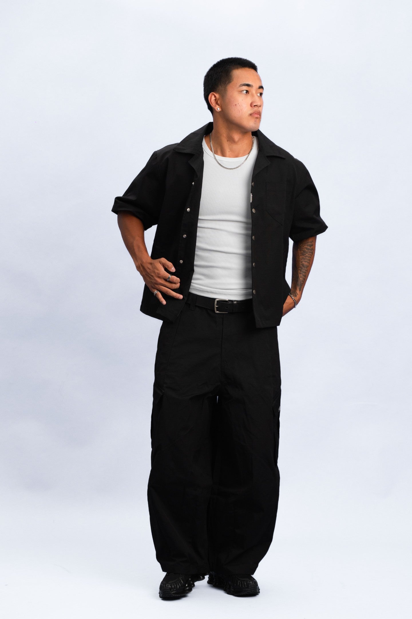 EBB - Utility Button Up - Black