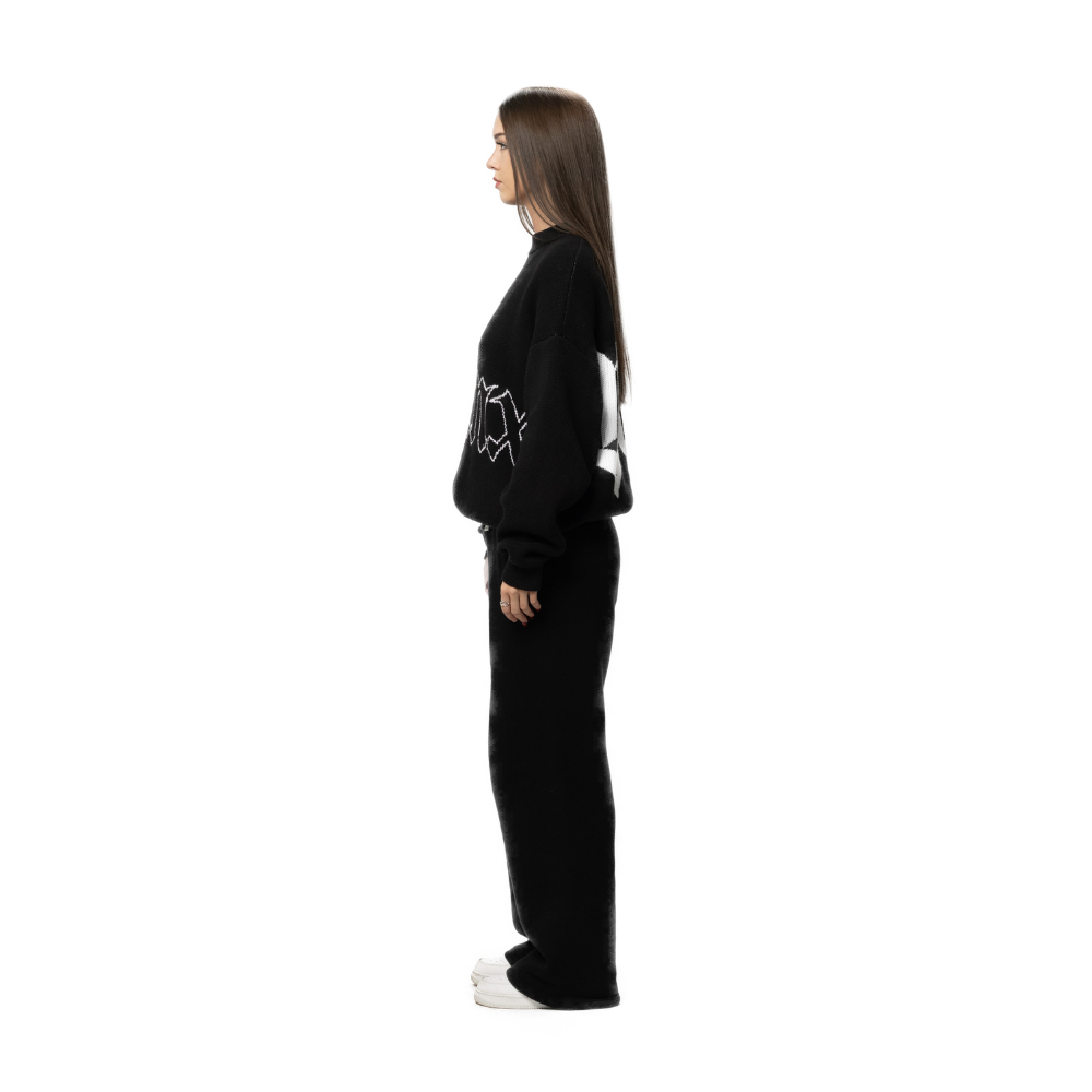 TEXTURA Oversized Knitwear v2 - Black