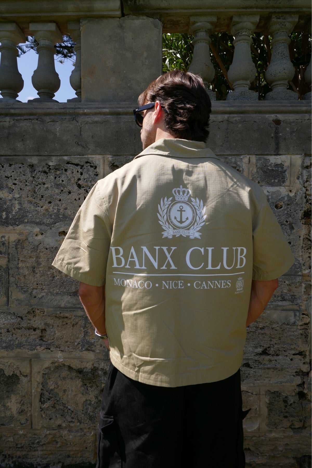 BANX CLUB Utility Button Up - Khaki
