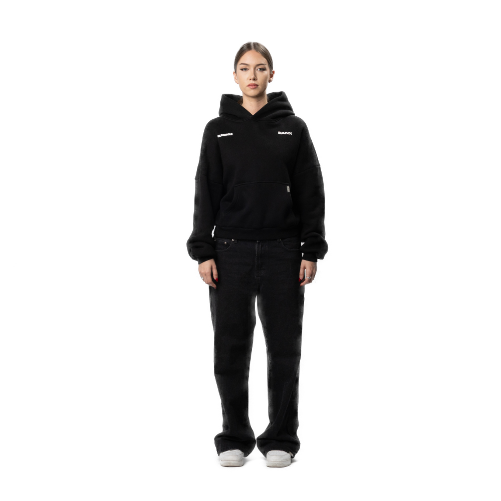 BANX x HEAD2SOLE - "The Collab No One Asked For" Oversized Hoodie - Black