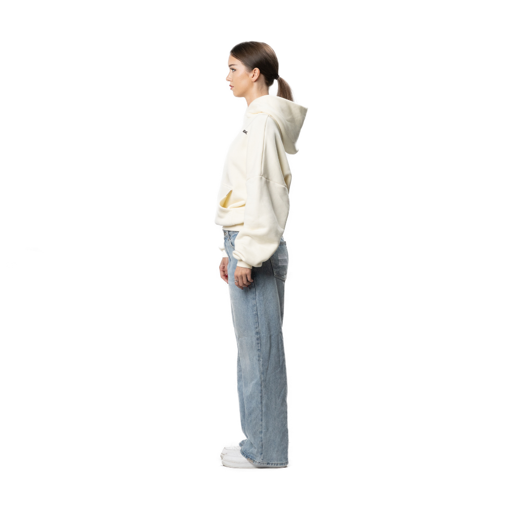 BANX x HEAD2SOLE - "The Collab No One Asked For" Oversized Hoodie - Bone White