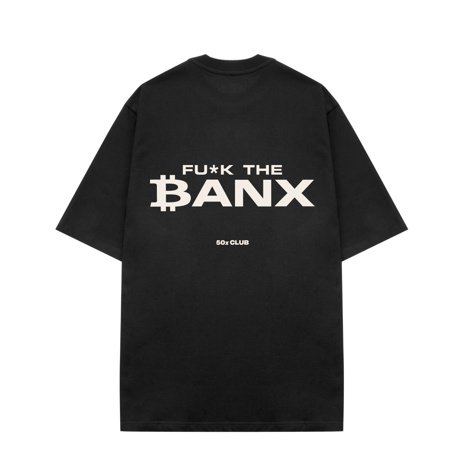BANX x 50x Club - "FU*K THE BANX" Oversized Shirt