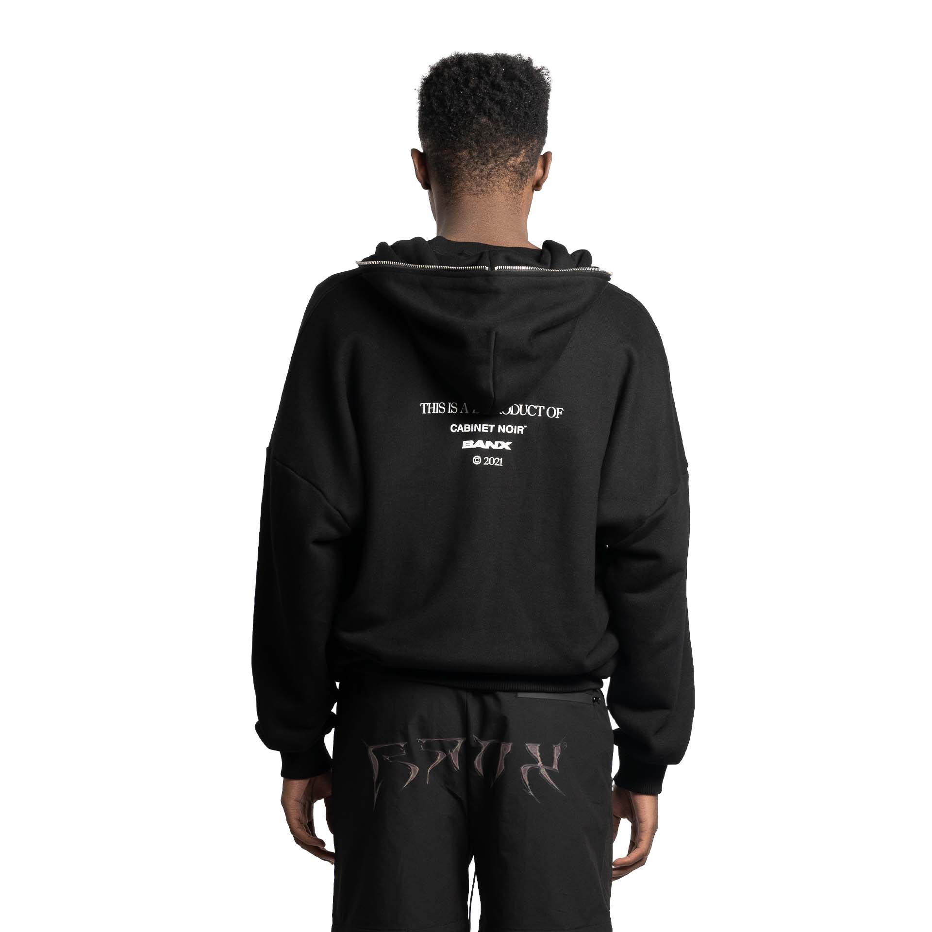 CAB x BANX "Legends" Oversized Zip Up Hoodie