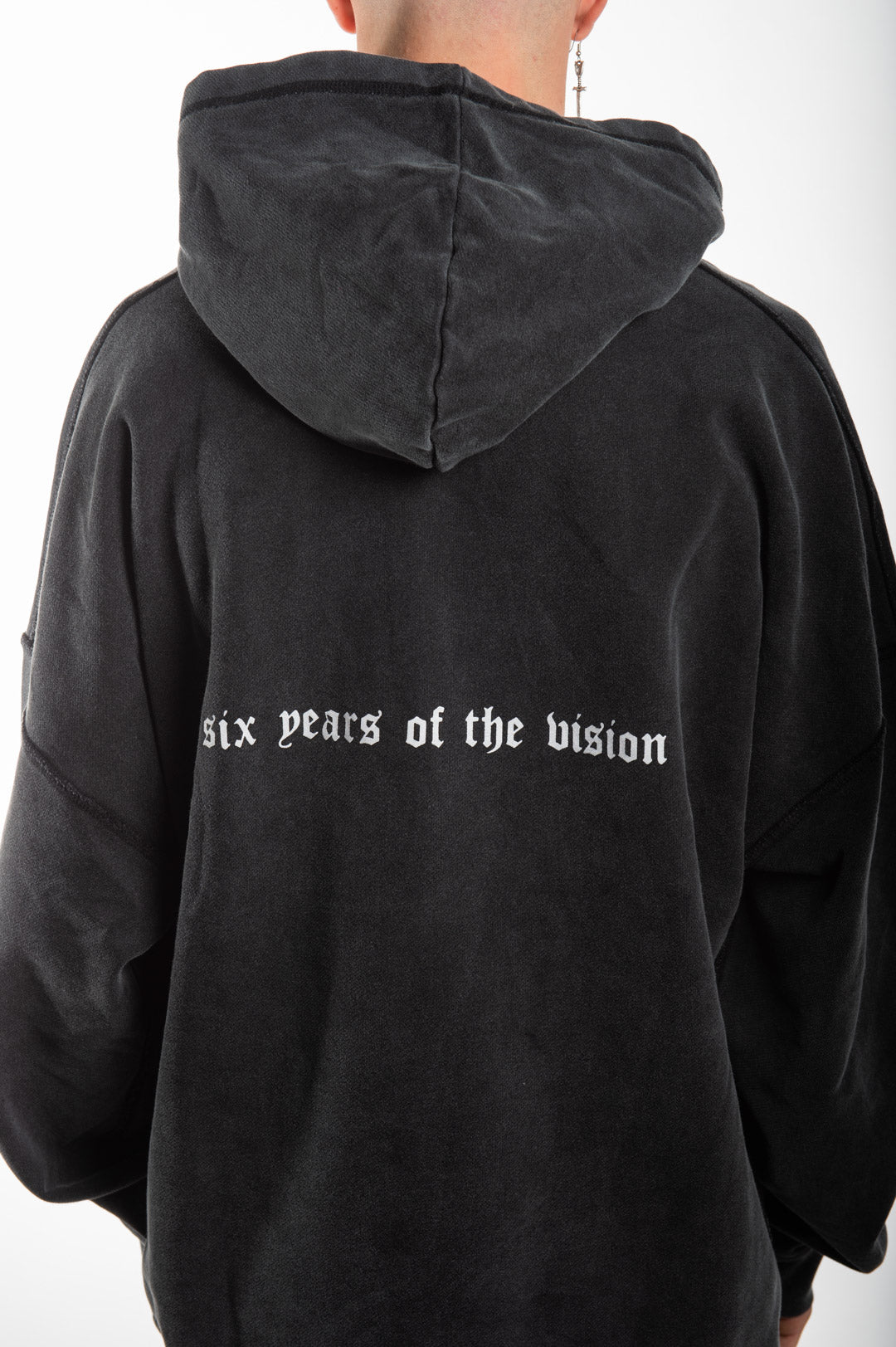 “SIX YEARS OF THE VISION” Oversized Hoodie