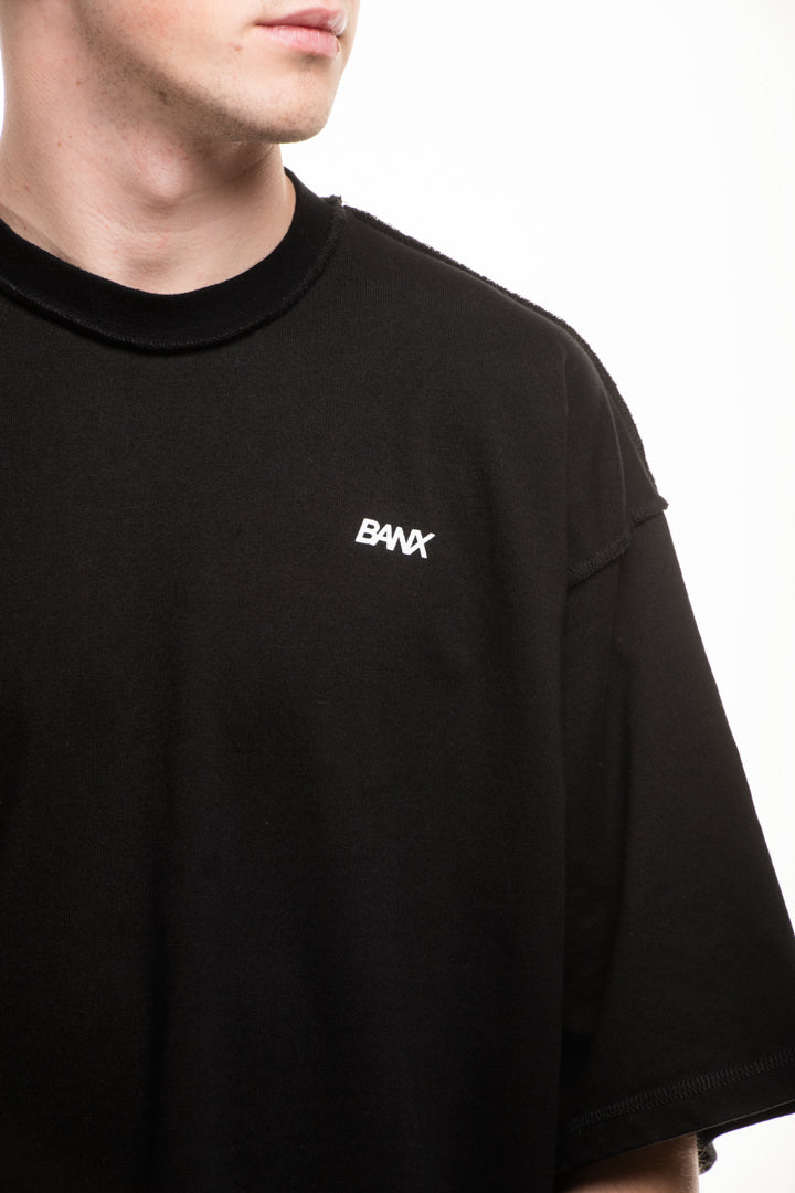 R-S REVERSIBLE SHIRT - BLACK