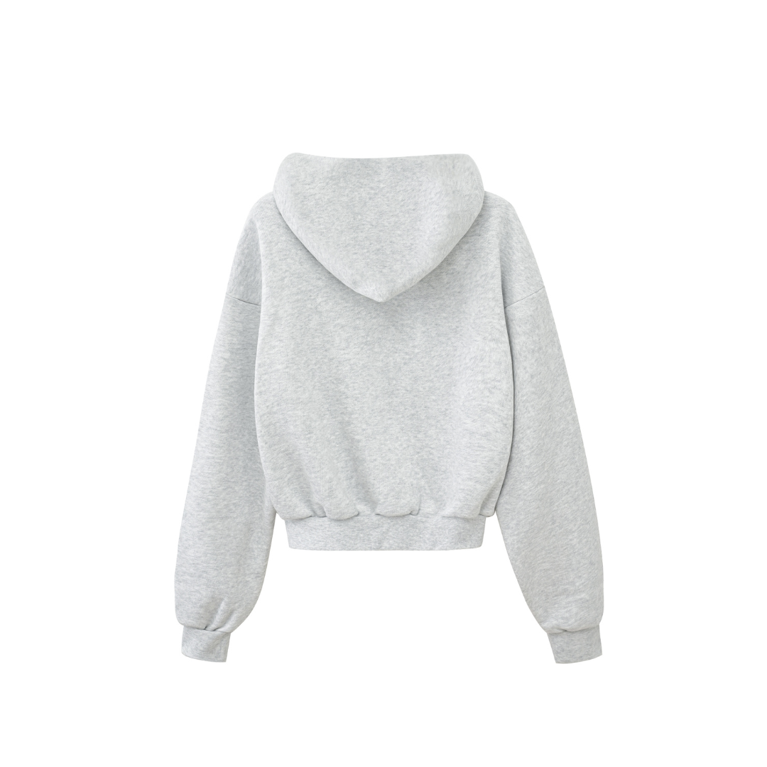 EBB - Signature Blank Zip Up Hoodie - Marle [COMING SOON]