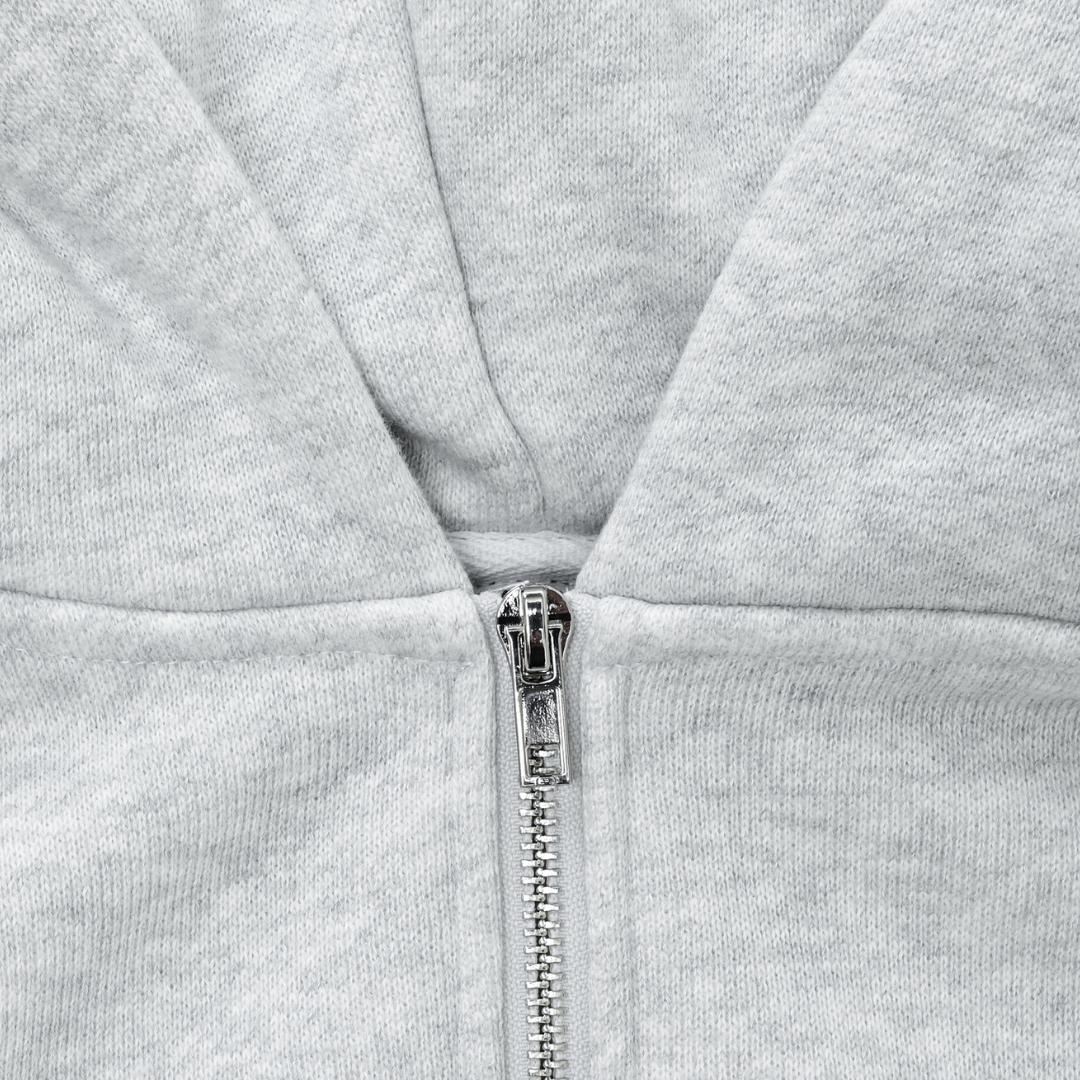 EBB - Signature Blank Zip Up Hoodie - Marle [COMING SOON]