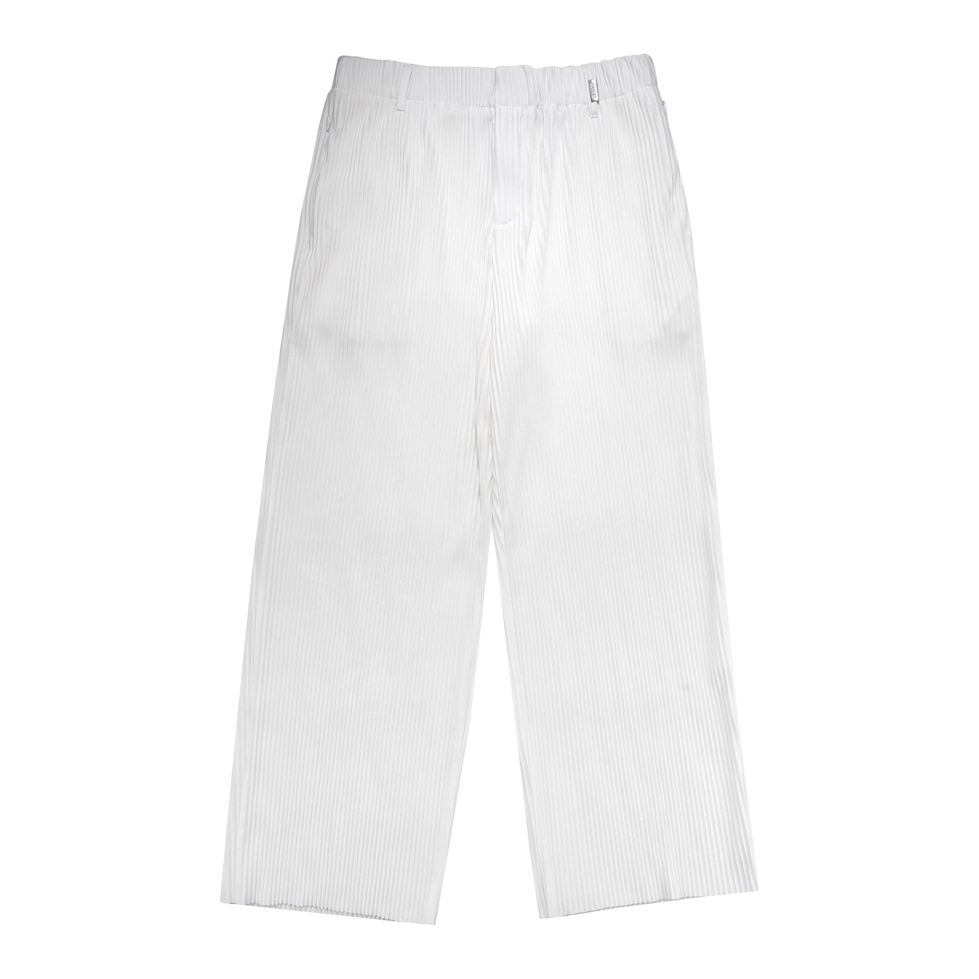 EBB - Signature Pleated Pants - Bone White