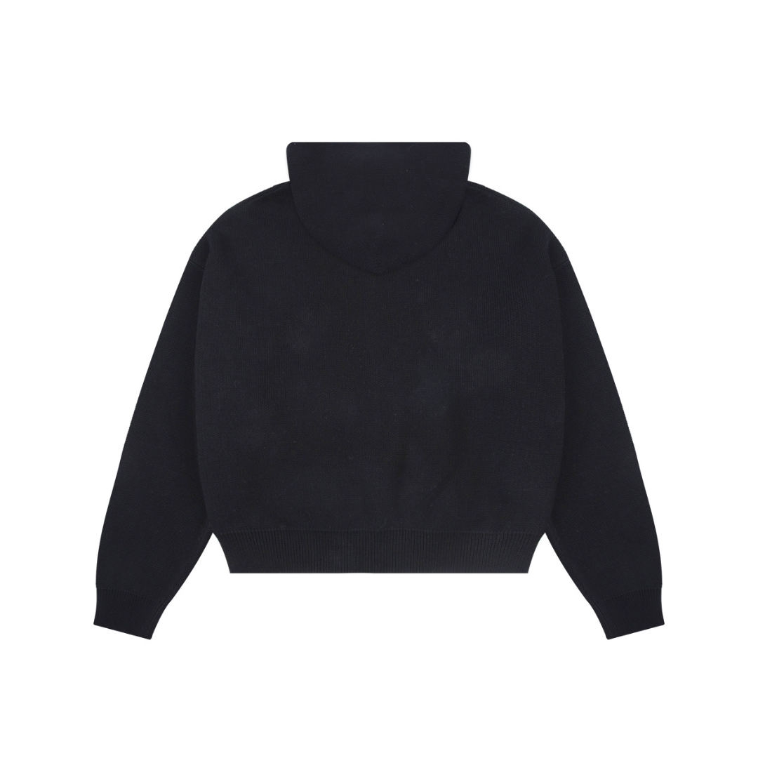 EBB - Knit Zip Hood - Carbon [PRE-ORDER ONLY]