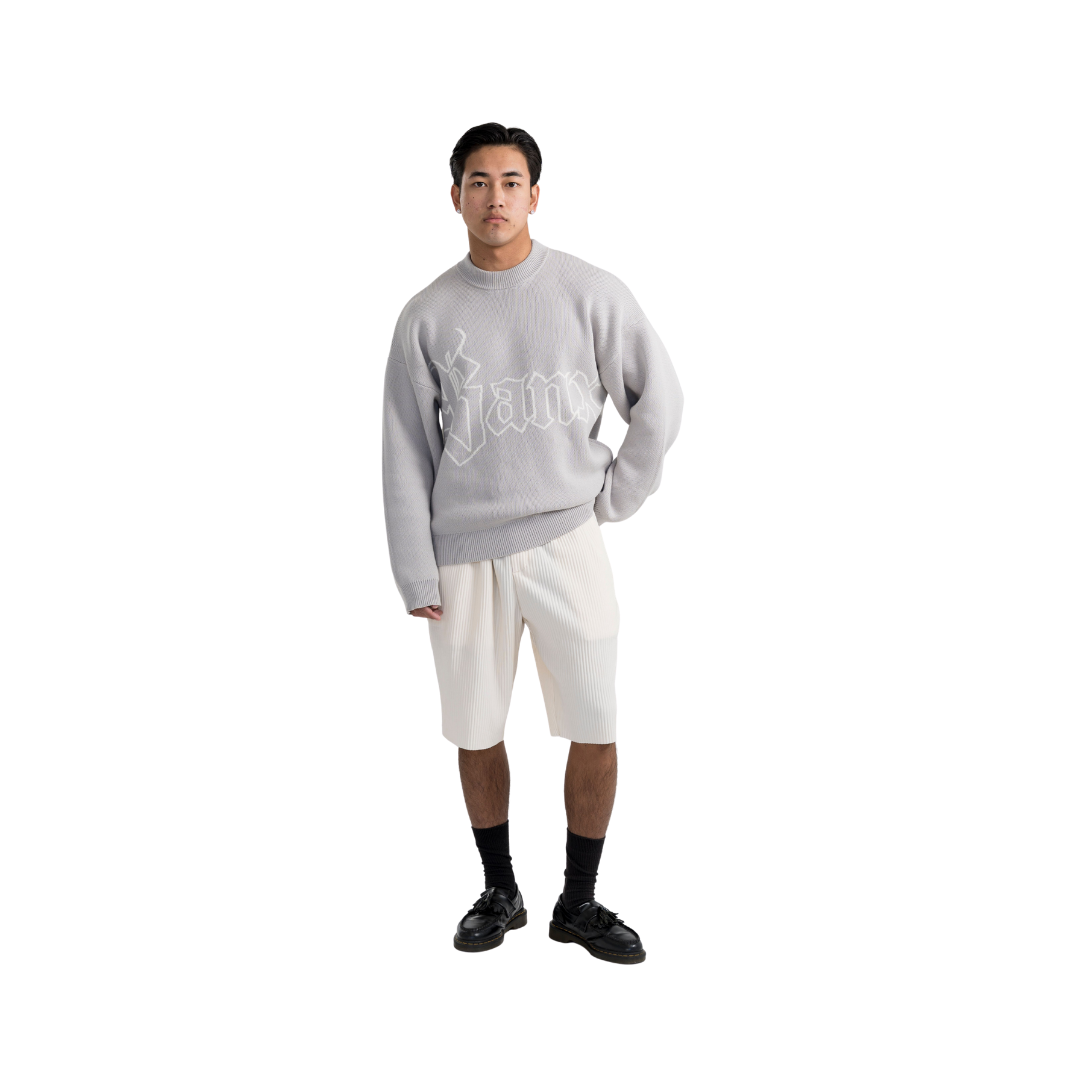 EBB - Signature Pleated Shorts - Bone White