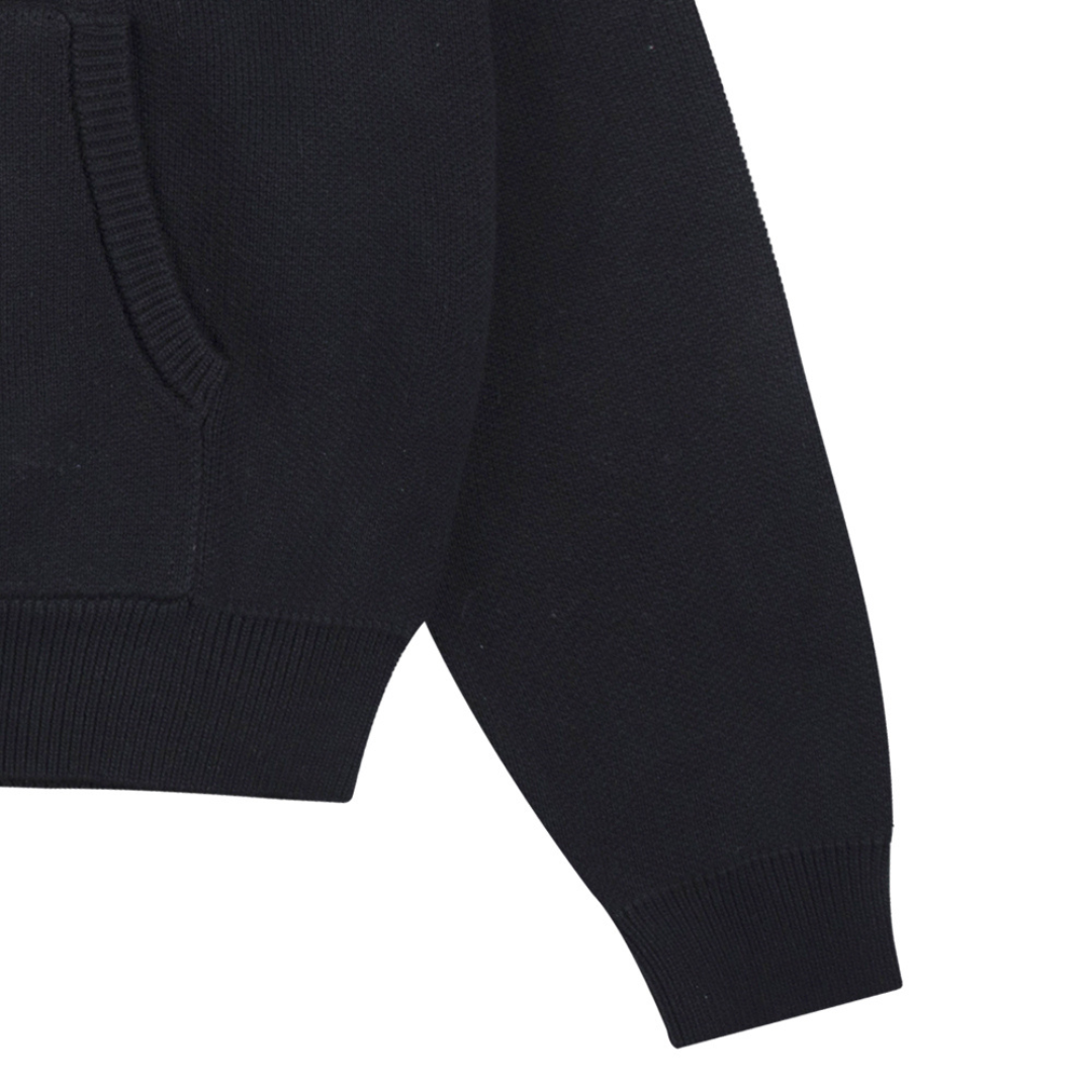 EBB - Knit Zip Hood - Carbon [PRE-ORDER ONLY]