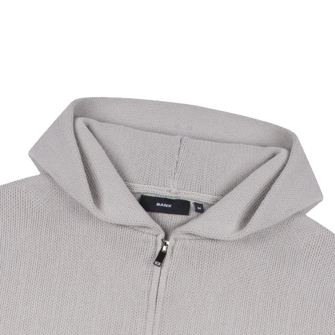EBB - Knit Zip Hood - Mist [PRE-ORDER ONLY]