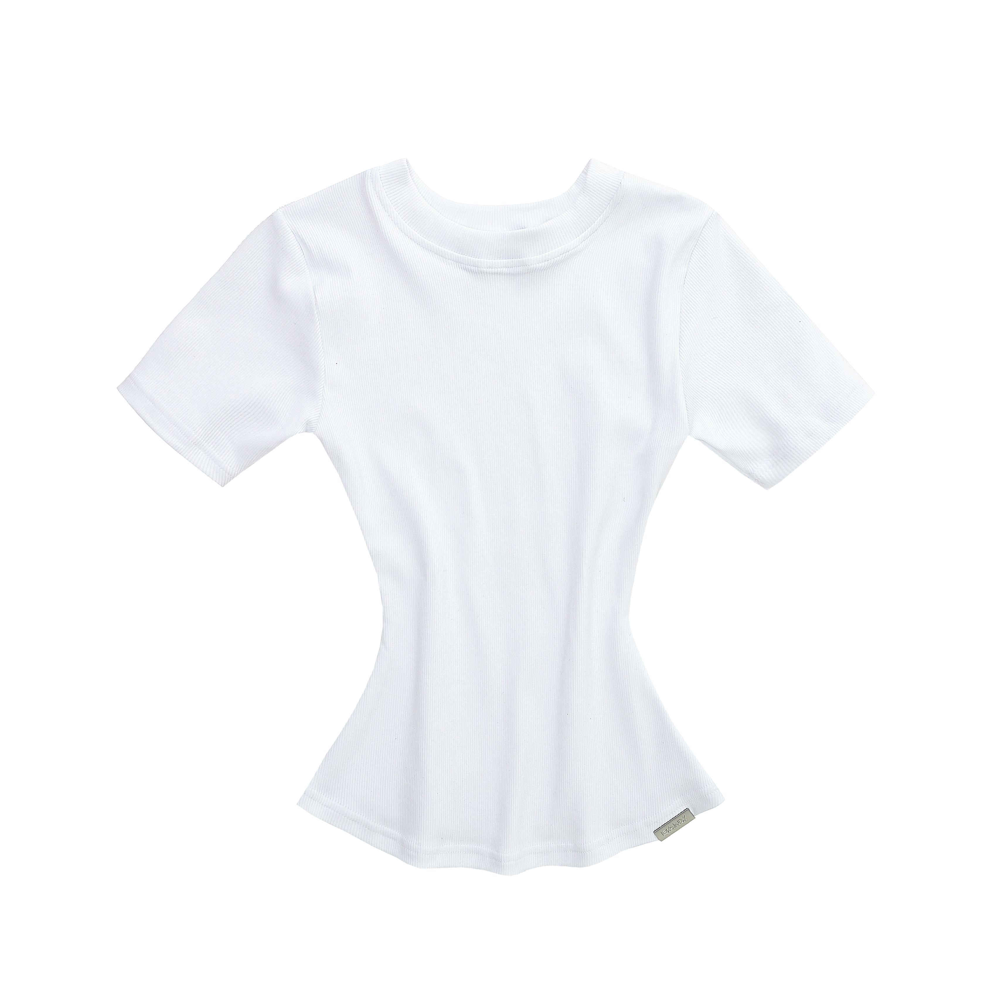 EBB - Ribbed Baby Tee - White