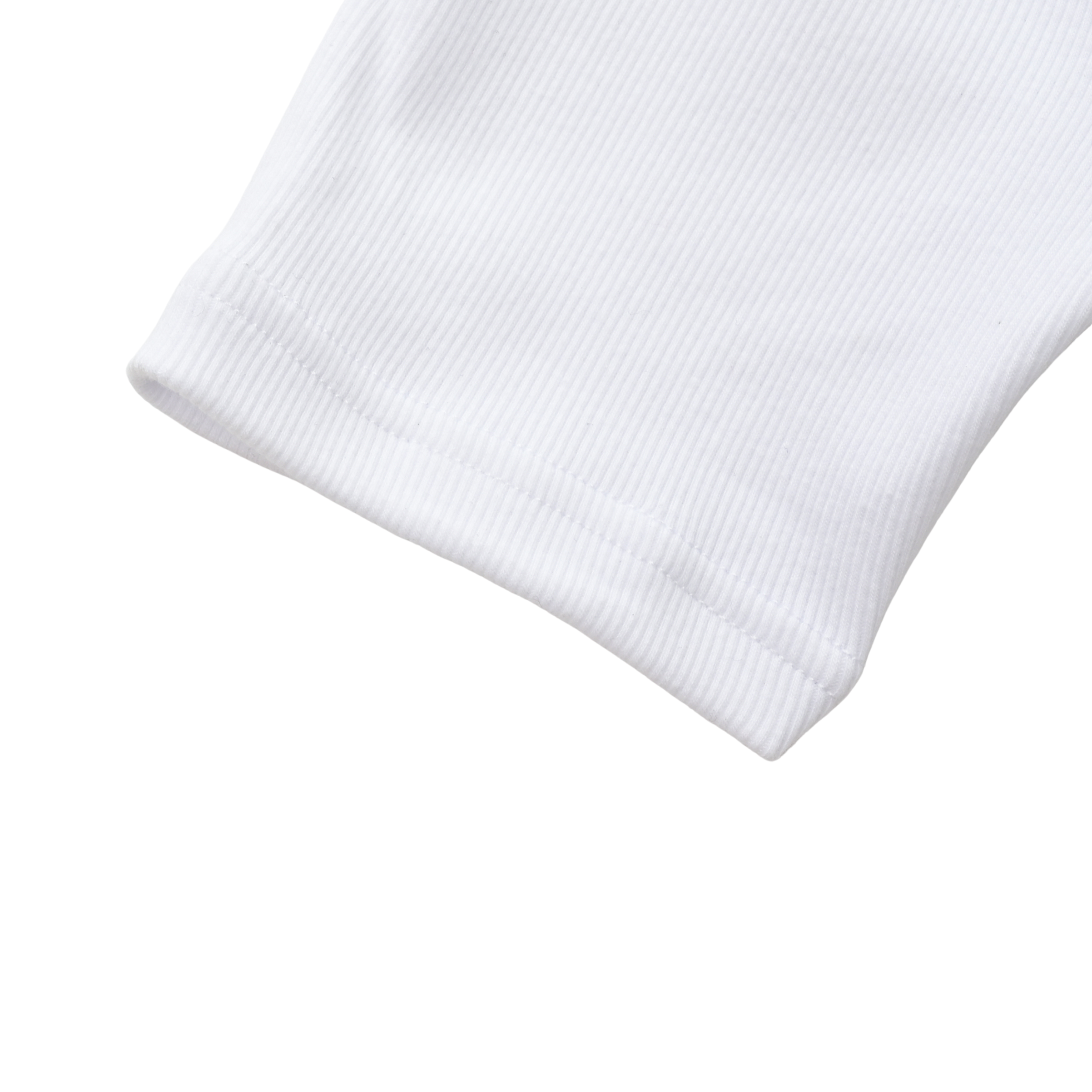 EBB - Ribbed Baby Tee - White