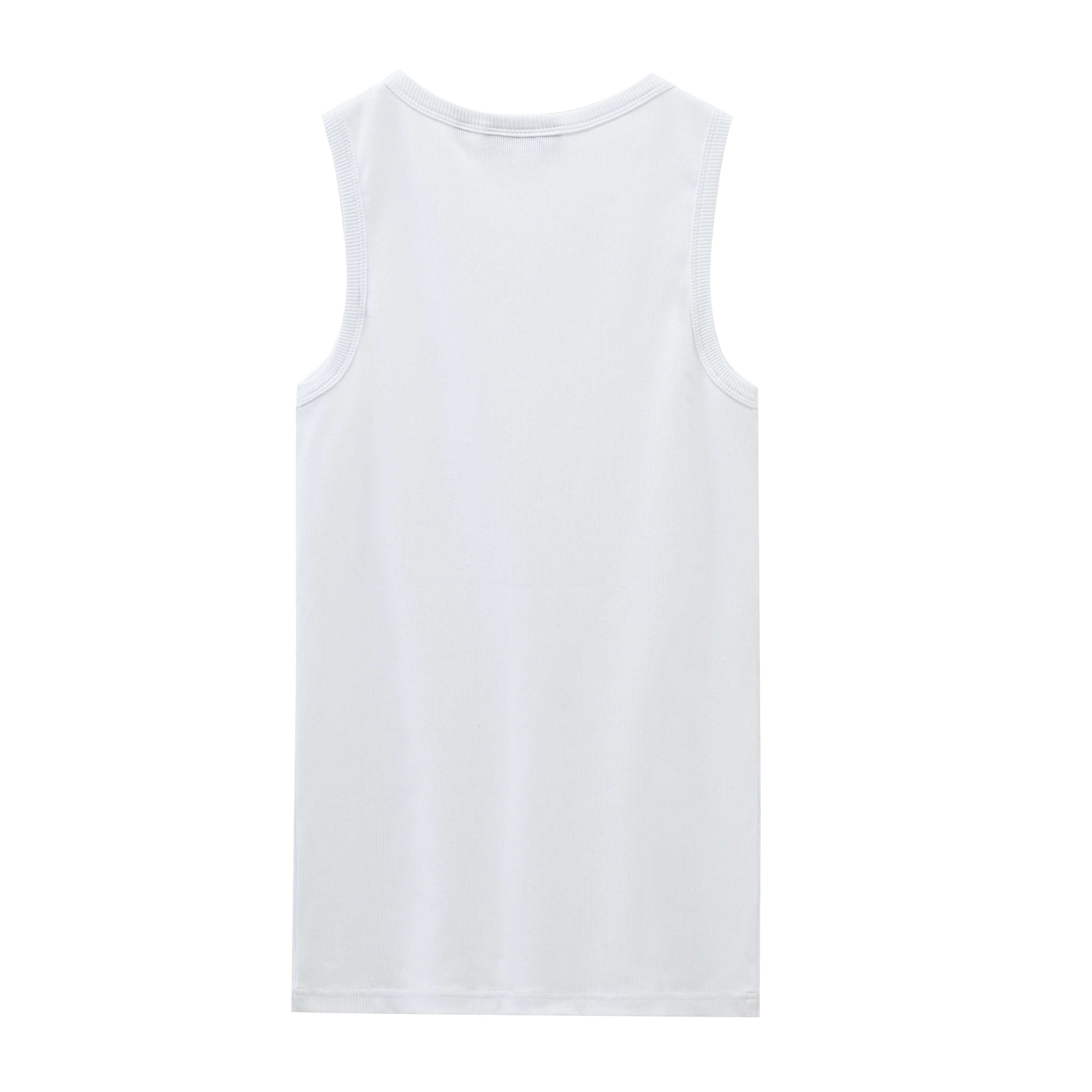 EBB - Ribbed Singlet - White