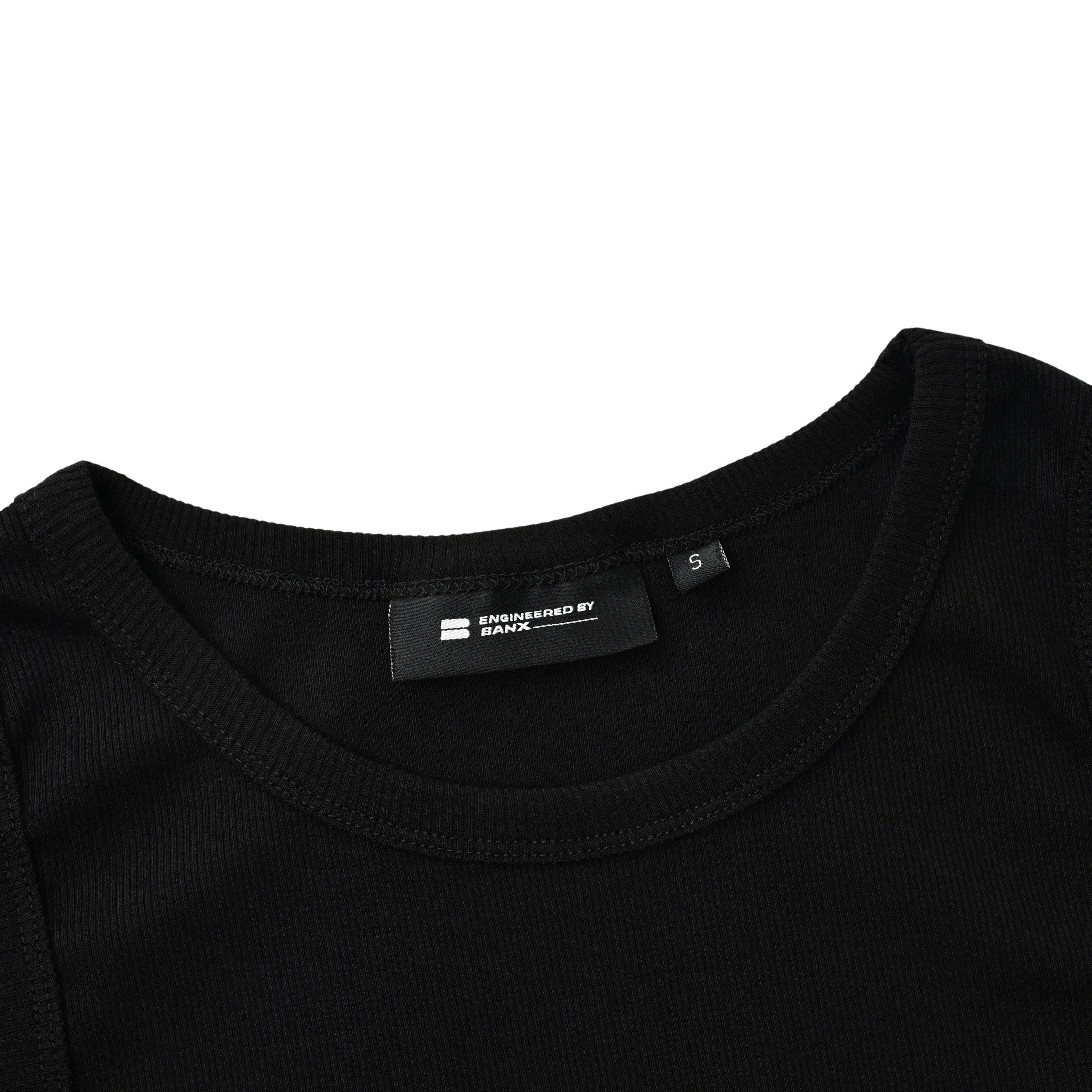EBB - Ribbed Singlet - Black