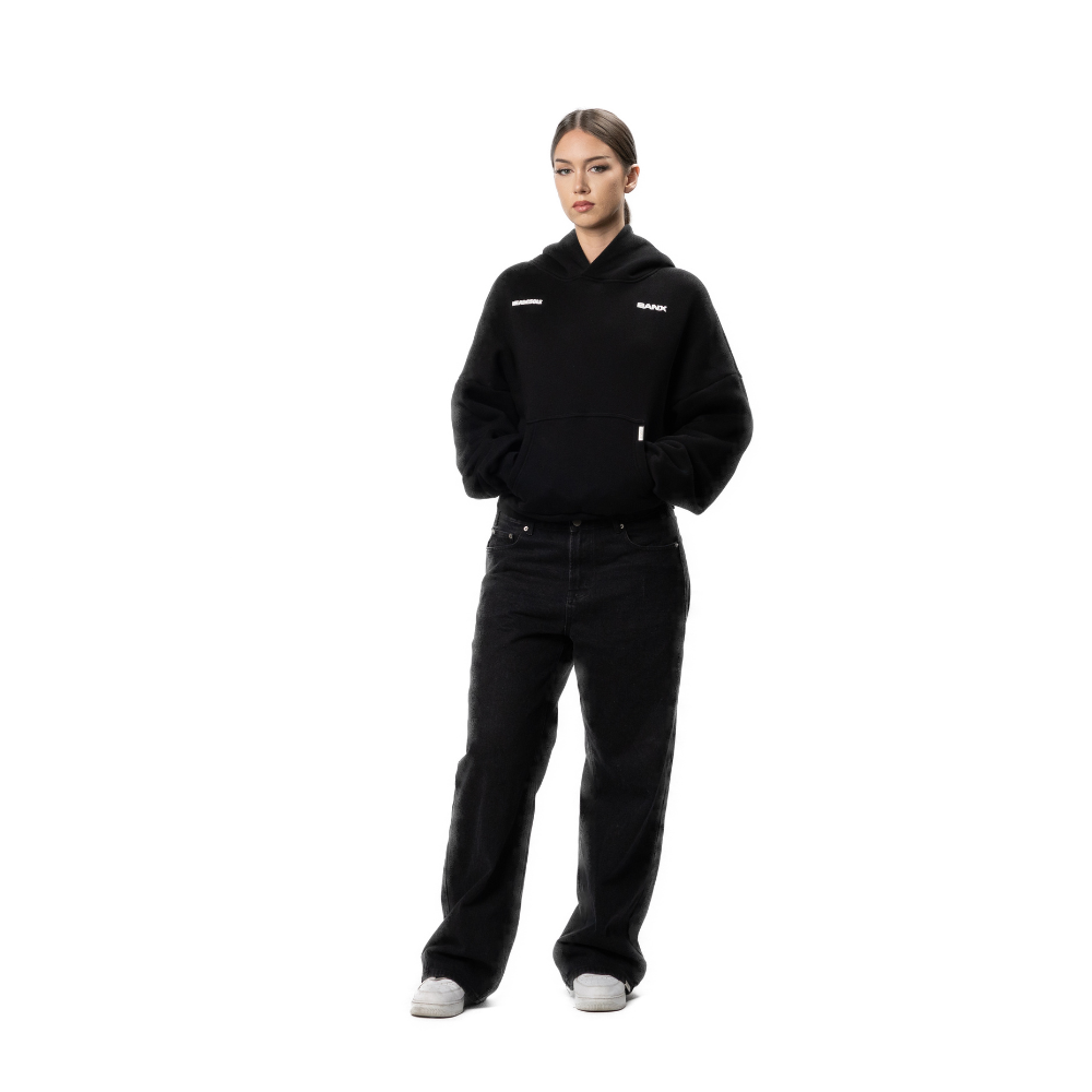 BANX x HEAD2SOLE - "The Collab No One Asked For" Oversized Hoodie - Black
