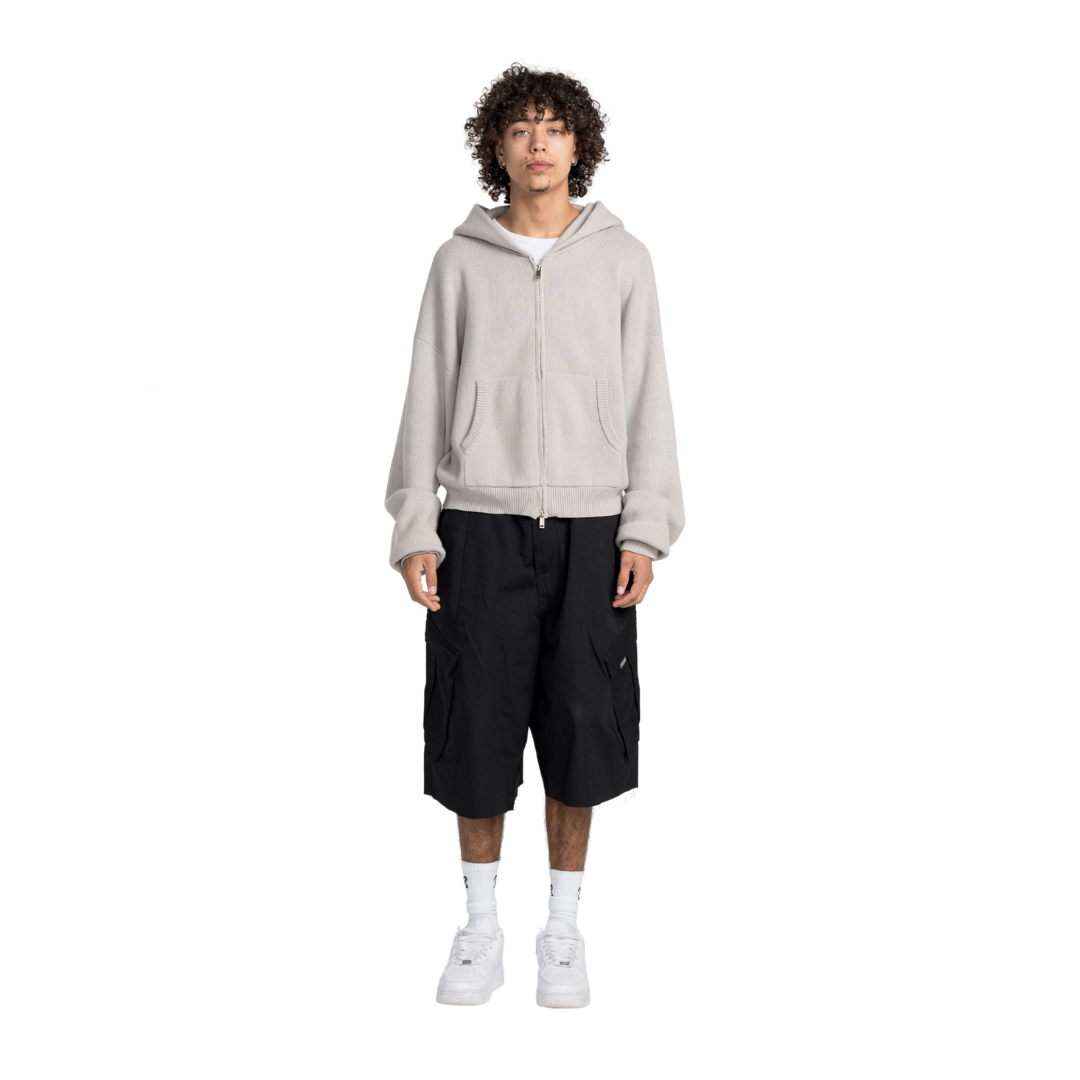 EBB - Knit Zip Hood - Mist [NOTIFY ME]
