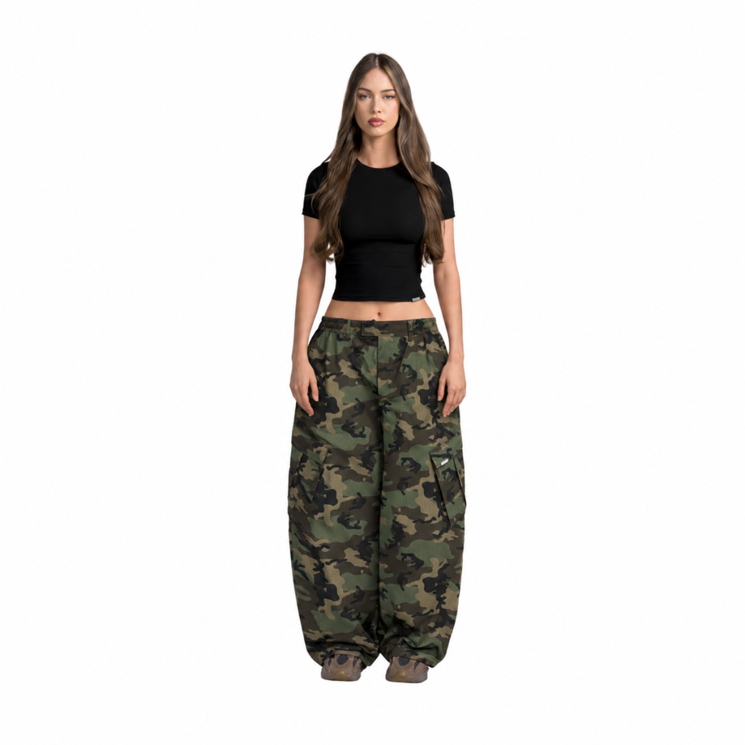 EBB - Balloon Cargo Pants - Camo