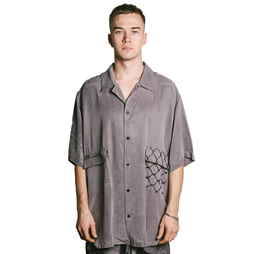 WIRED EYES Oversized Button Up