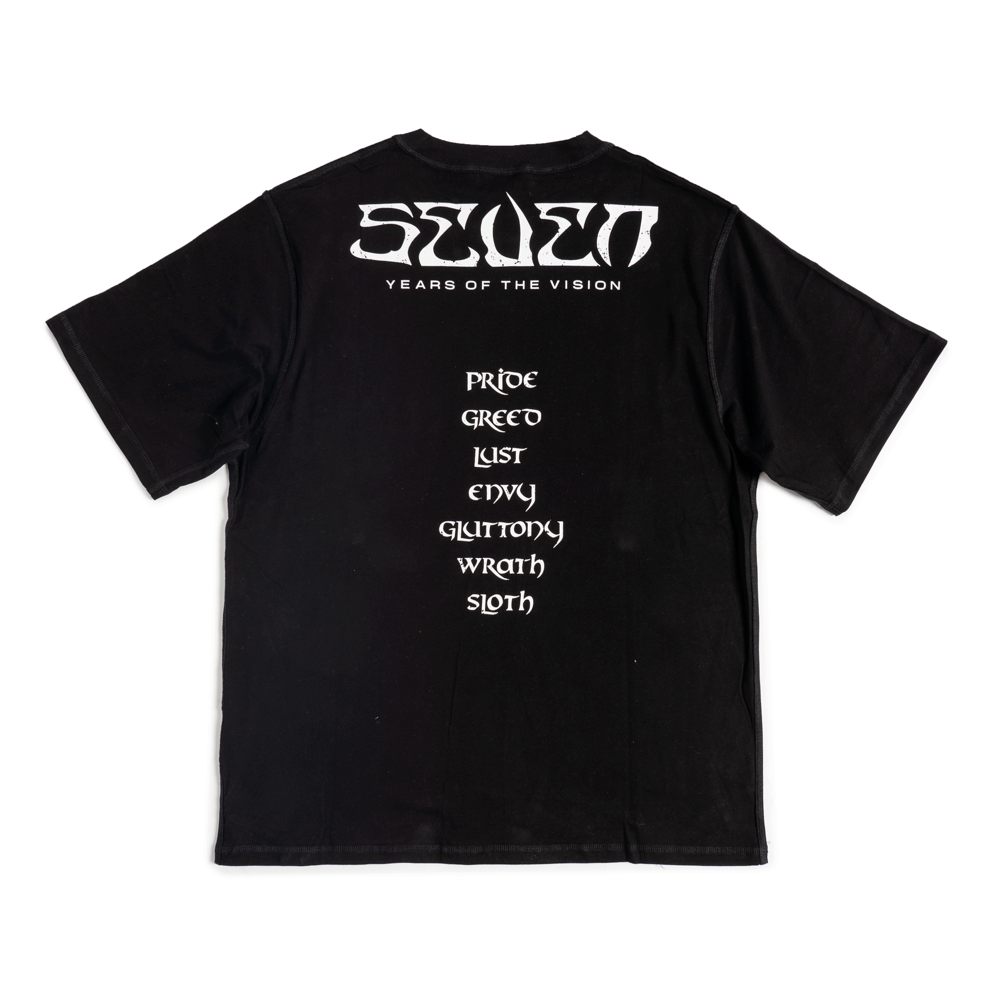 "SEVEN YEARS OF THE VISION" Oversized Shirt