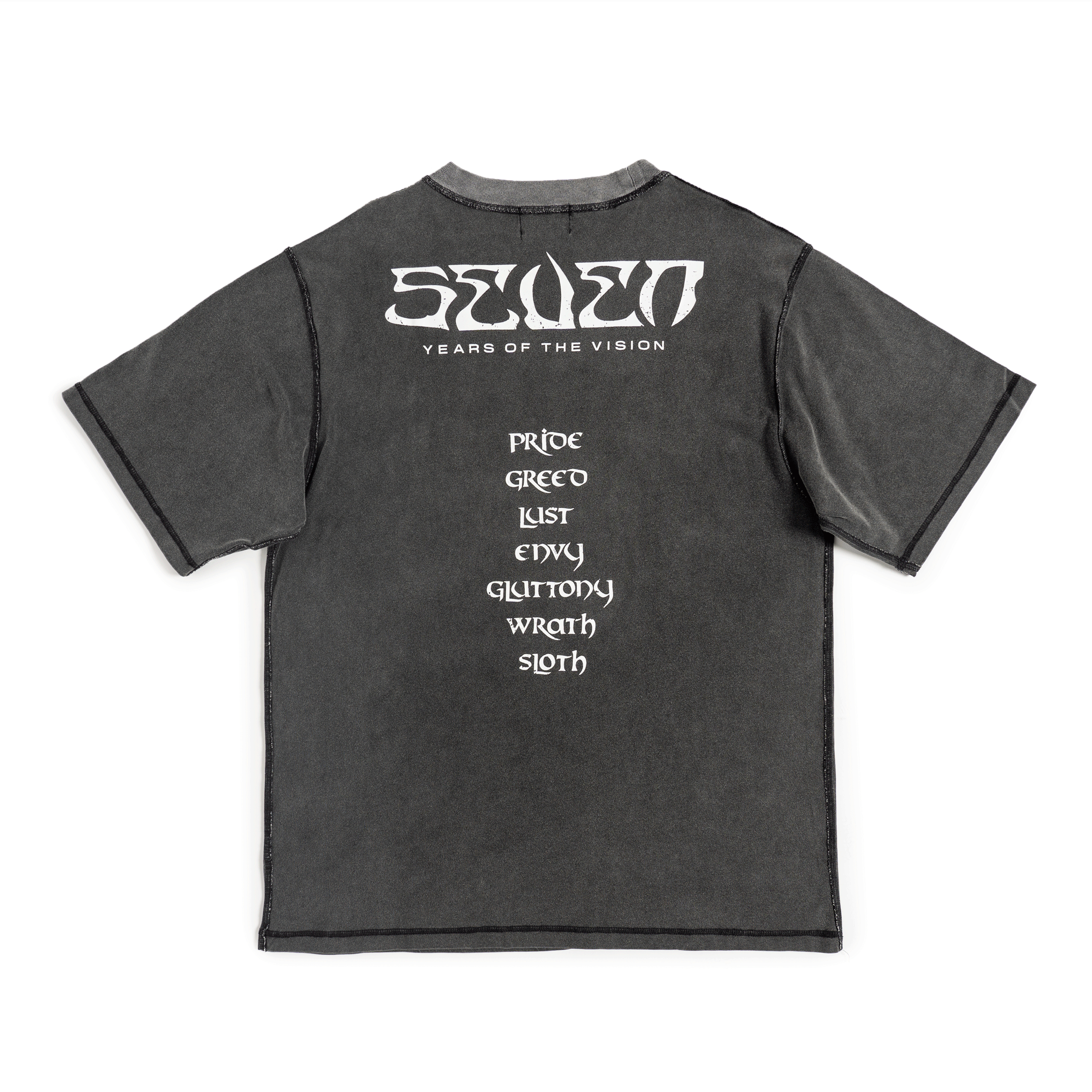 "SEVEN YEARS OF THE VISION" Oversized Shirt