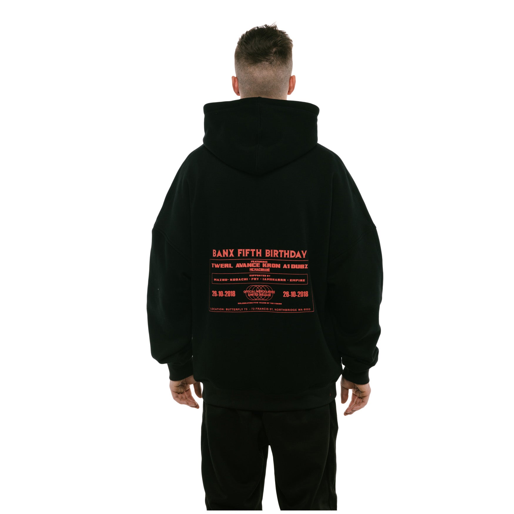 “FIVE YEARS OF THE VISION” Oversized Hoodie