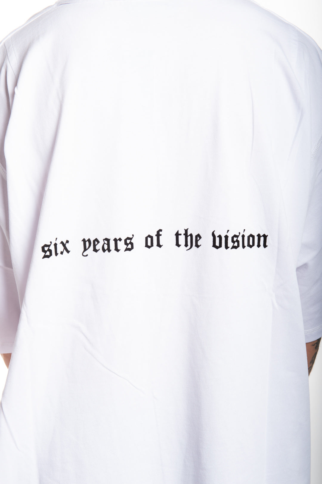 “SIX YEARS OF THE VISION” Oversized Shirt