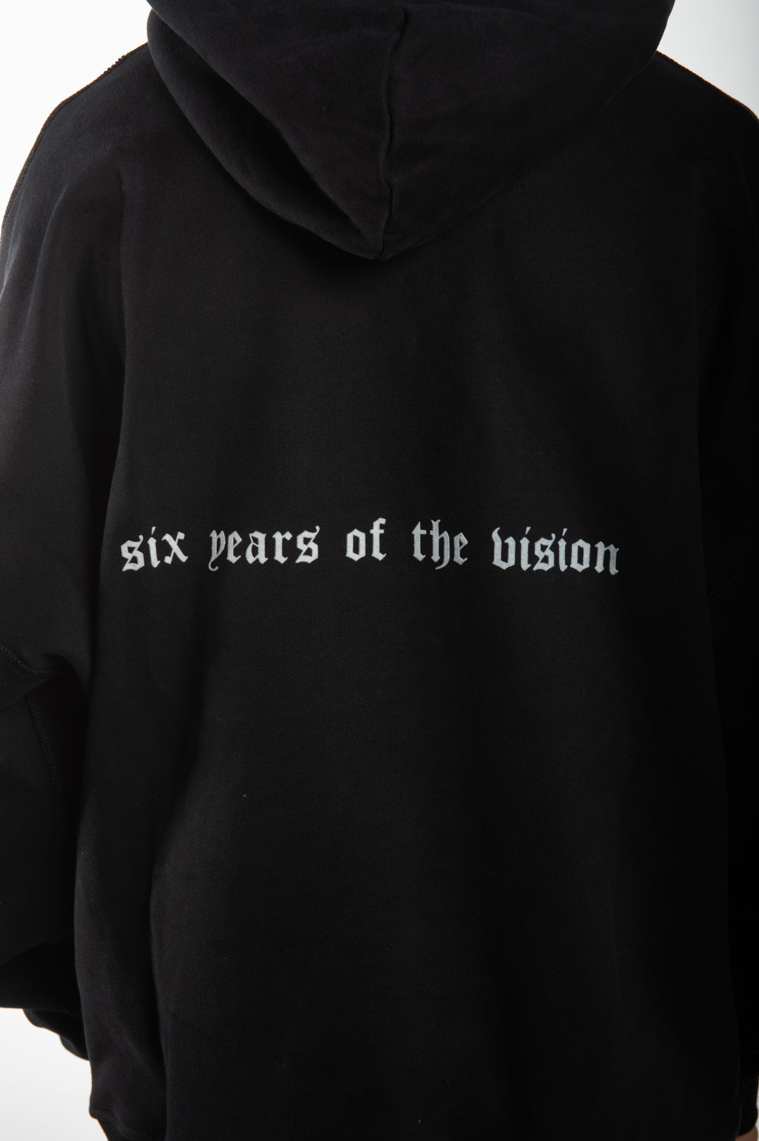 “SIX YEARS OF THE VISION” Oversized Hoodie