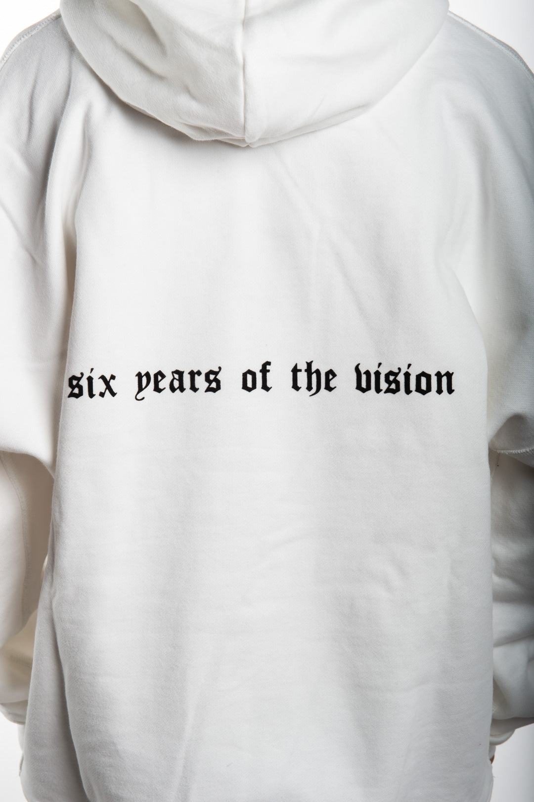 “SIX YEARS OF THE VISION” Oversized Hoodie